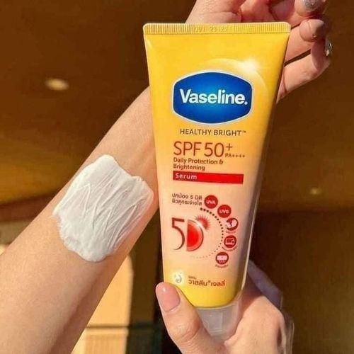 Vaseline Healthy Bright SPF 50+ Body Lotion – 2 x 300ml | Sun Protection & Skin Brightening