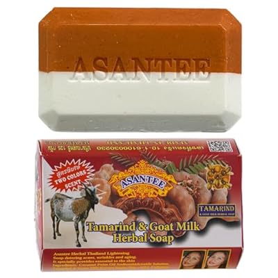 Asantee Goat Milk & Tamarind Soap – 6-Pack (125g Each) Natural Skin Brightening & Moisturizing Bar
