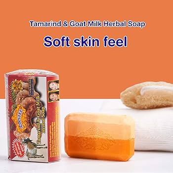 Asantee Goat Milk & Tamarind Soap – 6-Pack (125g Each) Natural Skin Brightening & Moisturizing Bar