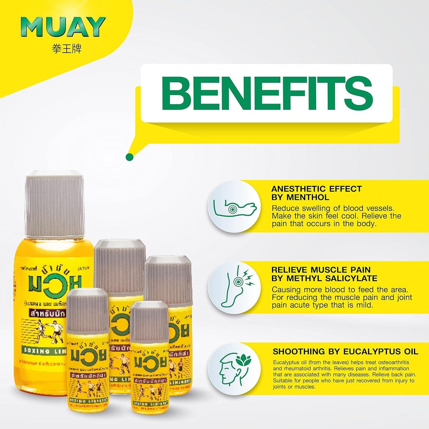 Namman Muay Thai Boxing Oil Liniment 120ml – Pack of 2 | Herbal Thai Massage Oil for Muscle & Joint Pain Relief