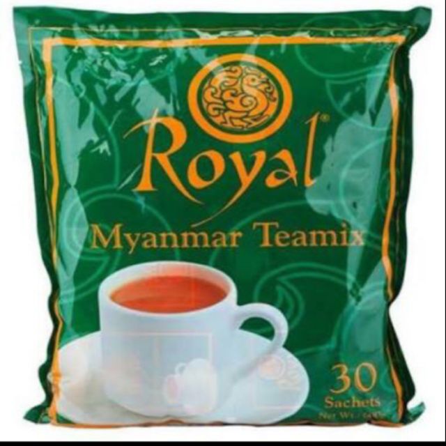 Royal Myanmar Tea Mix โ Authentic Burmese Milk Tea | 30 Tea Bags x 2 Packs