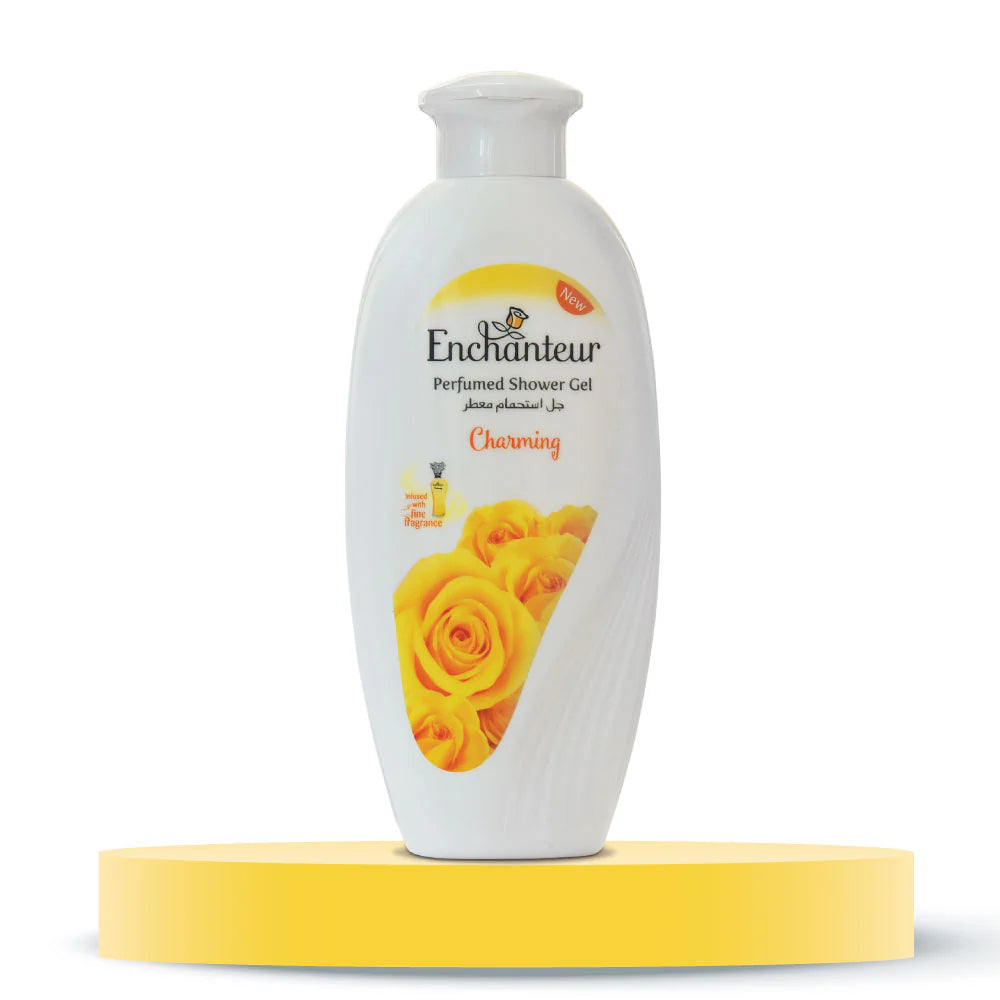 Enchanteur Perfumed Shower Gel Set – Romantic & Charming Fragrant Body Wash Duo | 2 × 250ml