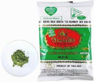 ChaTraMue Green Tea Mix – 200g x 2 Bags – Authentic Thai Green Milk Tea Powder
