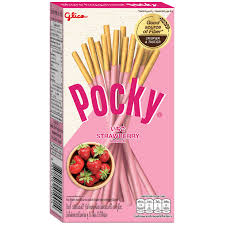 Glico Pocky Strawberry β Japanese Biscuit Sticks with Creamy Strawberry Coating | 10 Packs