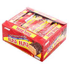 Beng Beng Red & White Chocolate Wafer Bars β 12 of Each Flavor (24 Total) | Crispy Caramel Wafer Snack Combo