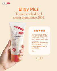 Ellgy Plus Cracked Heels Cream – Intensive Repair for Dry, Rough Feet – 50g x 2 Packs