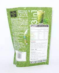 Ranong 3-in-1 Matcha Green Tea Latte – Creamy Japanese-Style Matcha Drink, 8 Sachets x 2 Packs