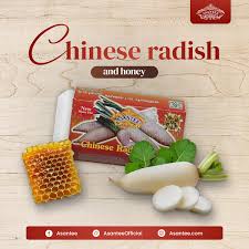 Asantee Chinese Radish & Honey Herbal Soap – Brightening & Exfoliating – 6 Bars x 125g – Natural Thai Skincare