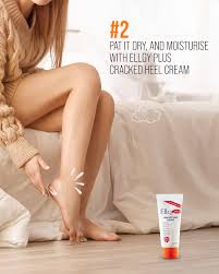 Ellgy Plus Cracked Heels Cream – Intensive Repair for Dry, Rough Feet – 50g x 2 Packs