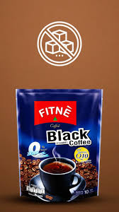 FITNE Coffee Q10 – Instant Black Coffee Mix with Coenzyme Q10 for Energy & Fat Metabolism, 3 packs x 10 sachets, total 30 sachets