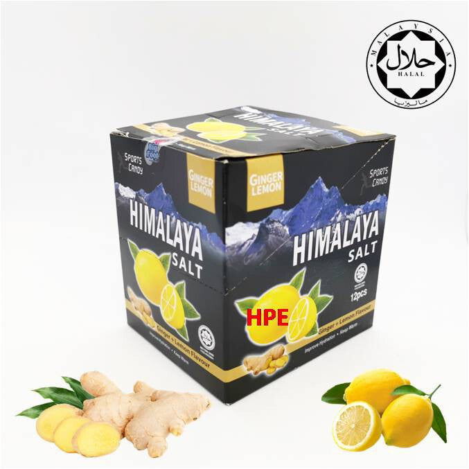 Himalaya Salt Extra Cool Mint Candy Lemon Flavour – 12 pcs, Pack of 2 | Refreshing Sugar-Free Lozenges