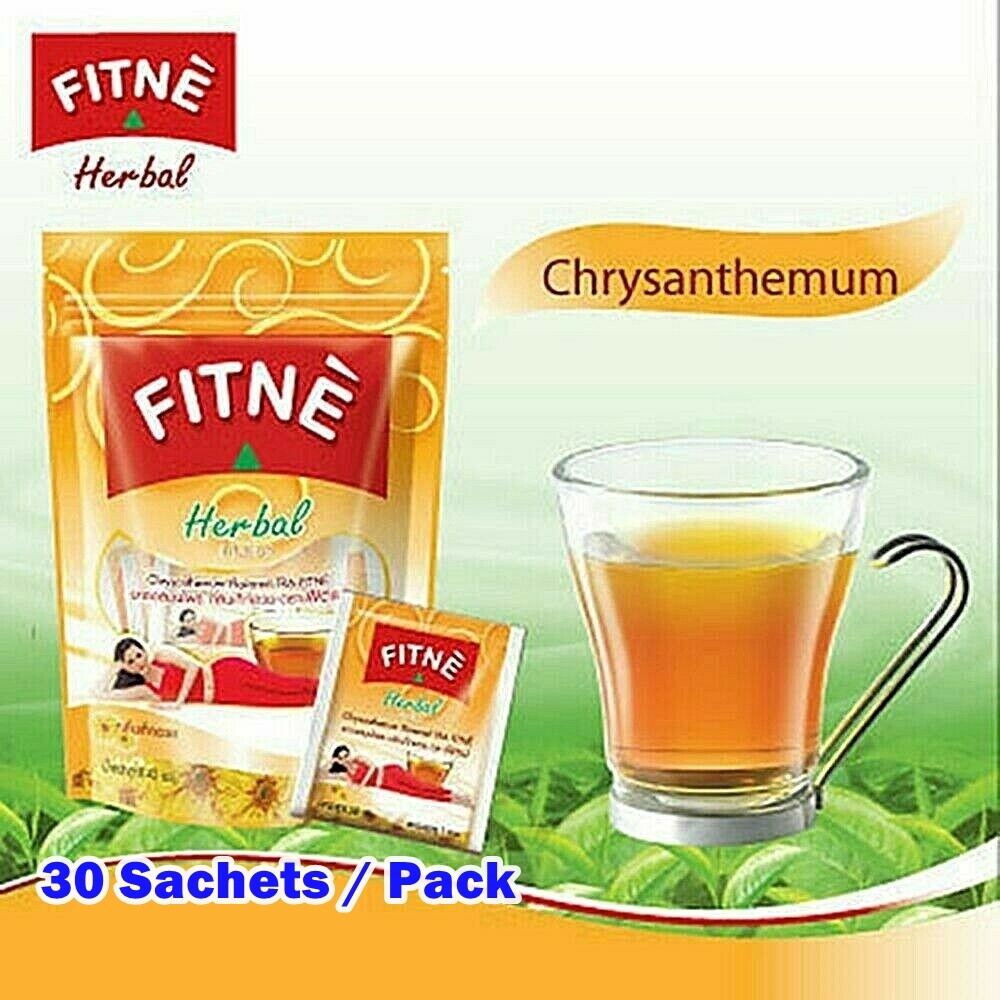 Fitne Chrysanthemum Herbal Infusion – Natural Detox Tea with Senna for Weight Loss & Digestion, 2 boxs x 30 sachets = 60 sachets