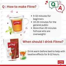 Fitne Herbal Infusion Original – Natural Slimming & Detox Tea with Senna Leaves, 2 packs x 40 sachets = 80 sachets