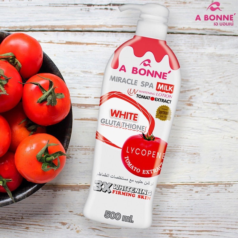 A Bonne Miracle Spa Milk Lotion with Glutathione – Moisturizing & Brightening Body Lotion | 500ml