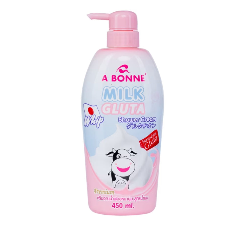 A Bonne Milk Gluta Shower Cream – Moisturizing Body Wash with Milk & Glutathione | 450ml