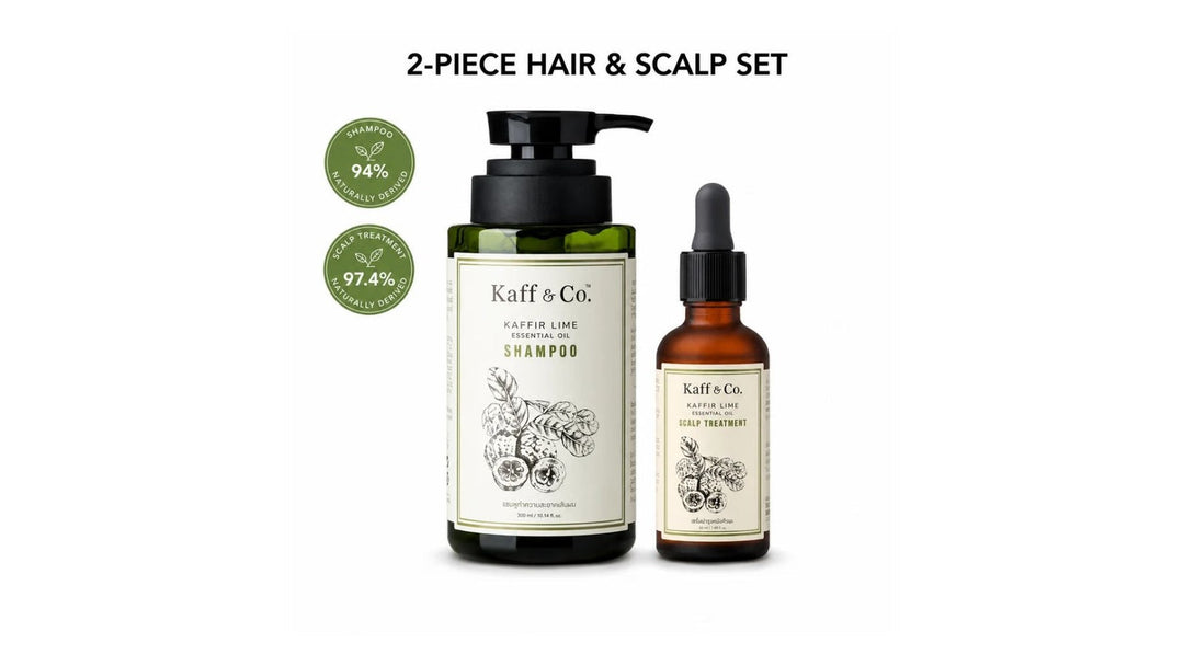 Kaff and Co kaffir lime shampoo 300 ml with scalp treatment 50 ml