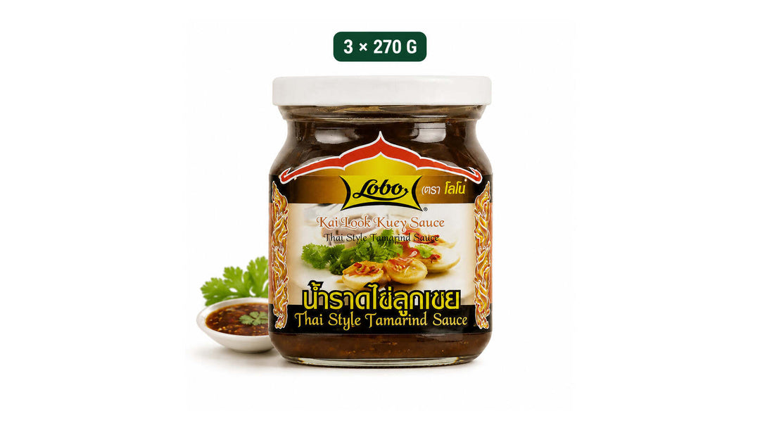 Lobo Thai Style Tamarind Sauce three-pack of 270 g jars