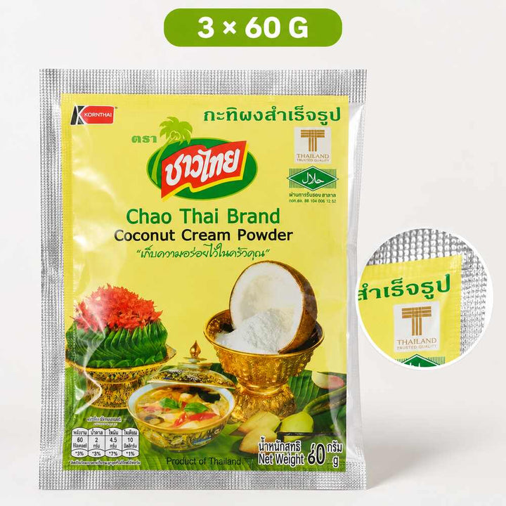 Single Chao Thai Coconut Cream Powder 60g sachet