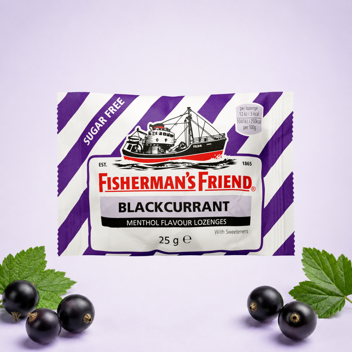 Fisherman's Friend Blackcurrant Sugar Free Lozenges product view