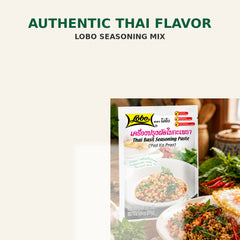 Lobo Thai Holy Basil seasoning paste and prepared Thai basil stir-fry