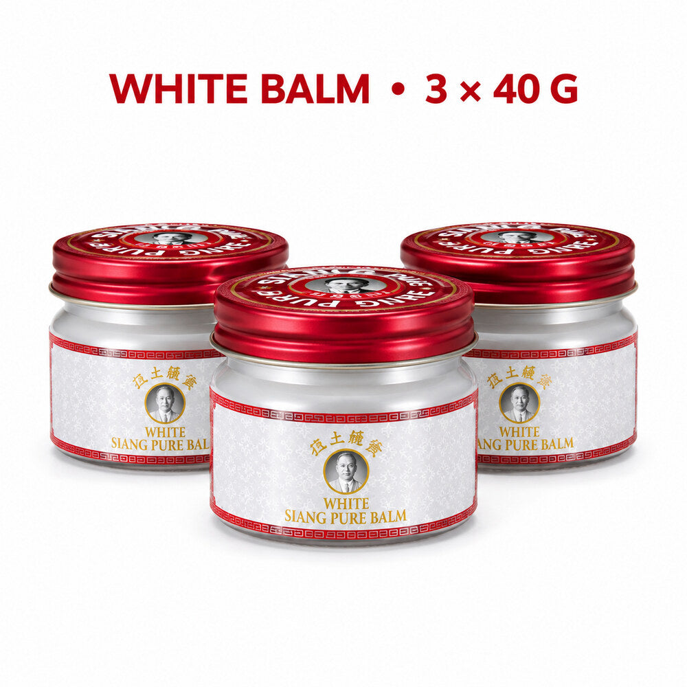 Siang Pure White Balm pack of three 40g jars