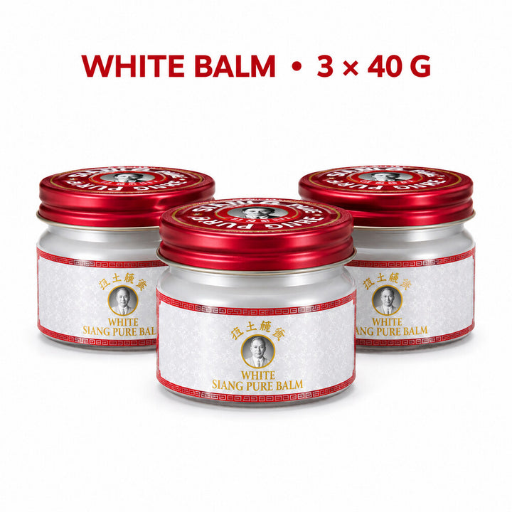 Siang Pure White Balm pack of three 40g jars