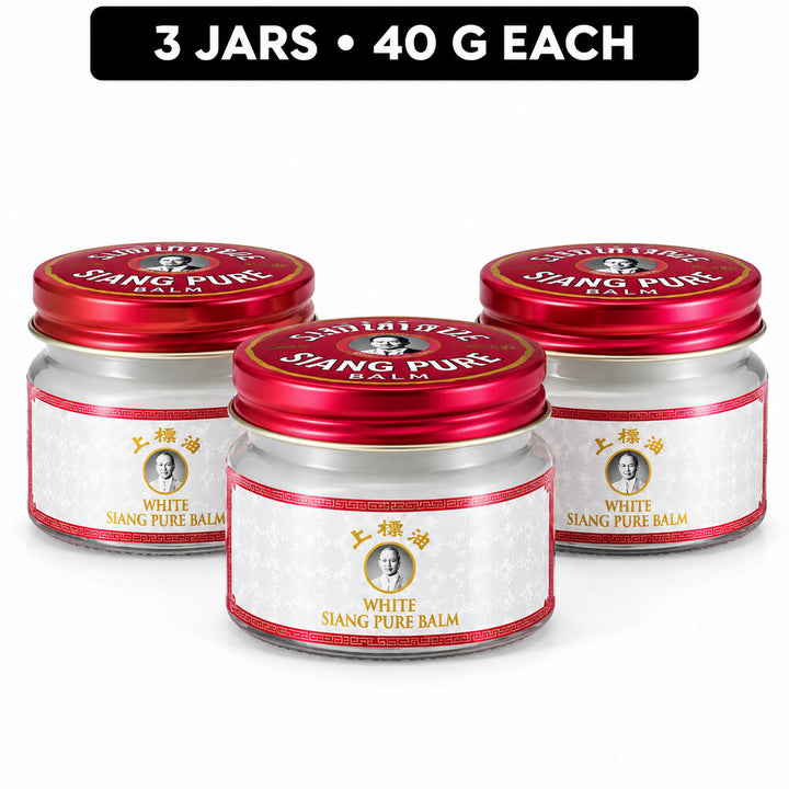 Three jars of Siang Pure White Balm 40g