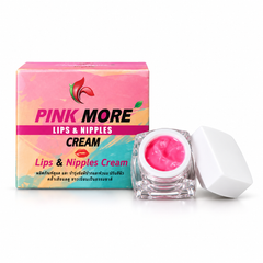 Pink More Lips & Nipples Cream 5 g — Packs of 2, 4 or 6 — product packaging on white background