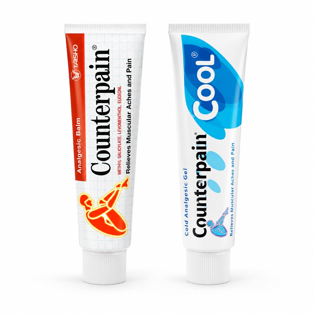 Counterpain Original and Cool two-tube 100g duo