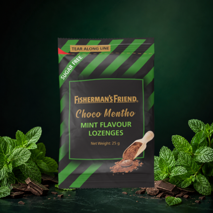 Fisherman's Friend Choco Mentho Mint Sugar Free Lozenges product view