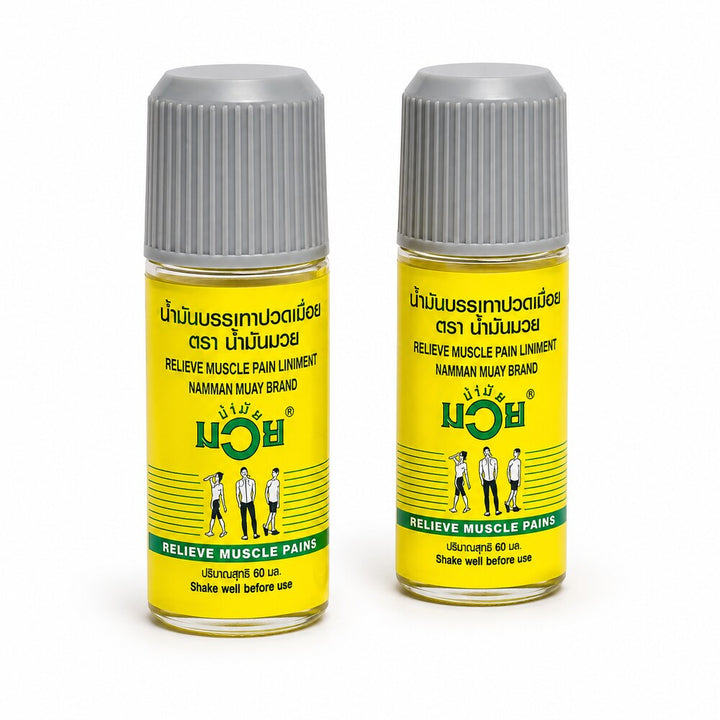 Namman Muay Relief Muscle Pain Liniment 60ml bottle detail