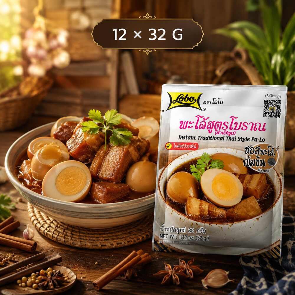 Lobo Thai Pa-Lo seasoning twelve-pack with braised pork and eggs
