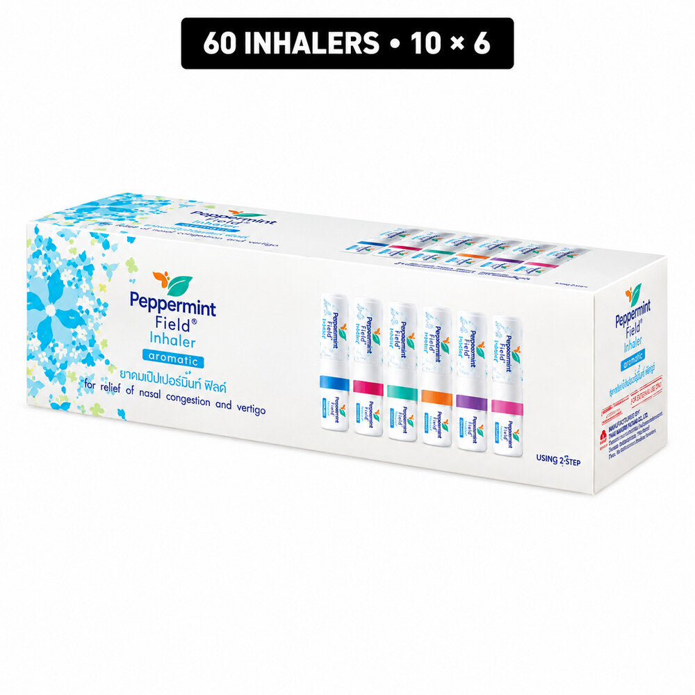 Peppermint Field Original Inhaler 2cc full box of 60