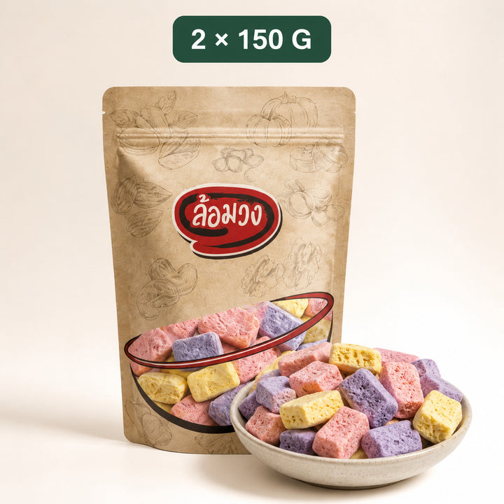 Rom-Wong crispy freeze-dried yogurt, two 150g pouches