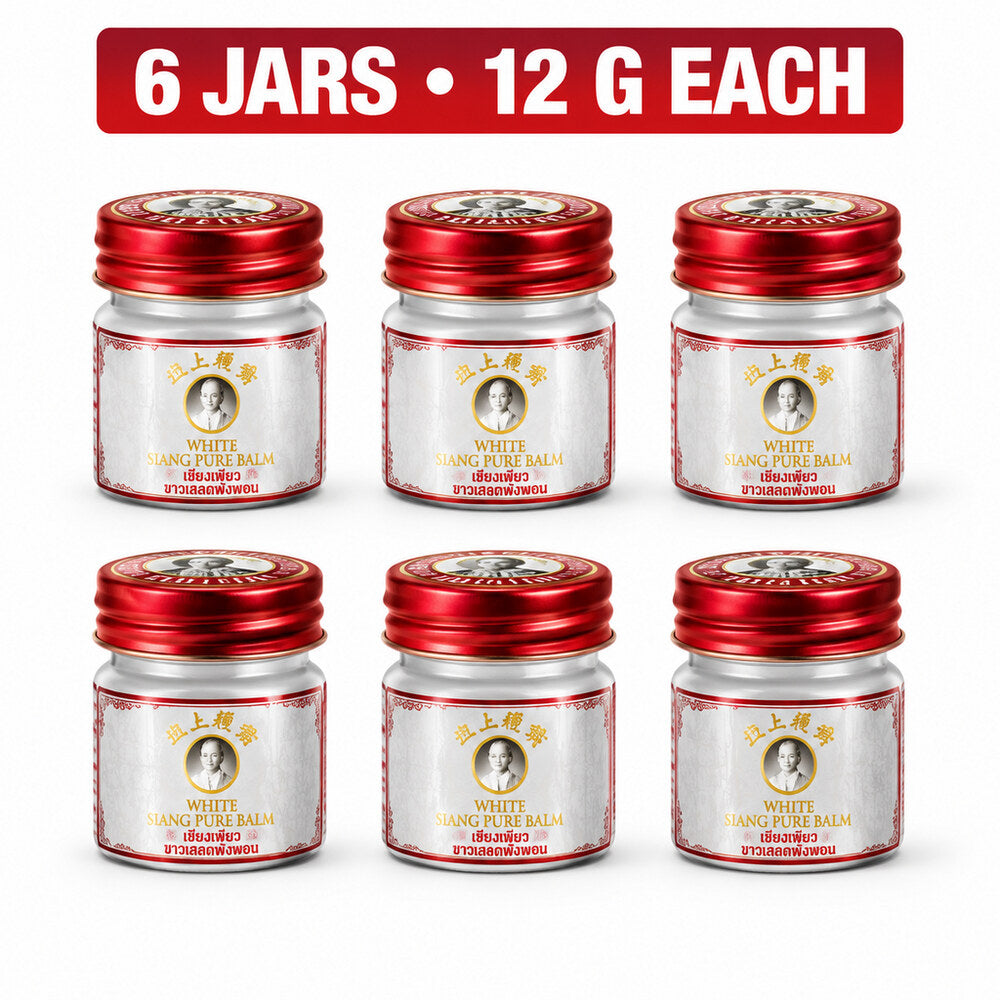 Six jars of Siang Pure White Balm 12g