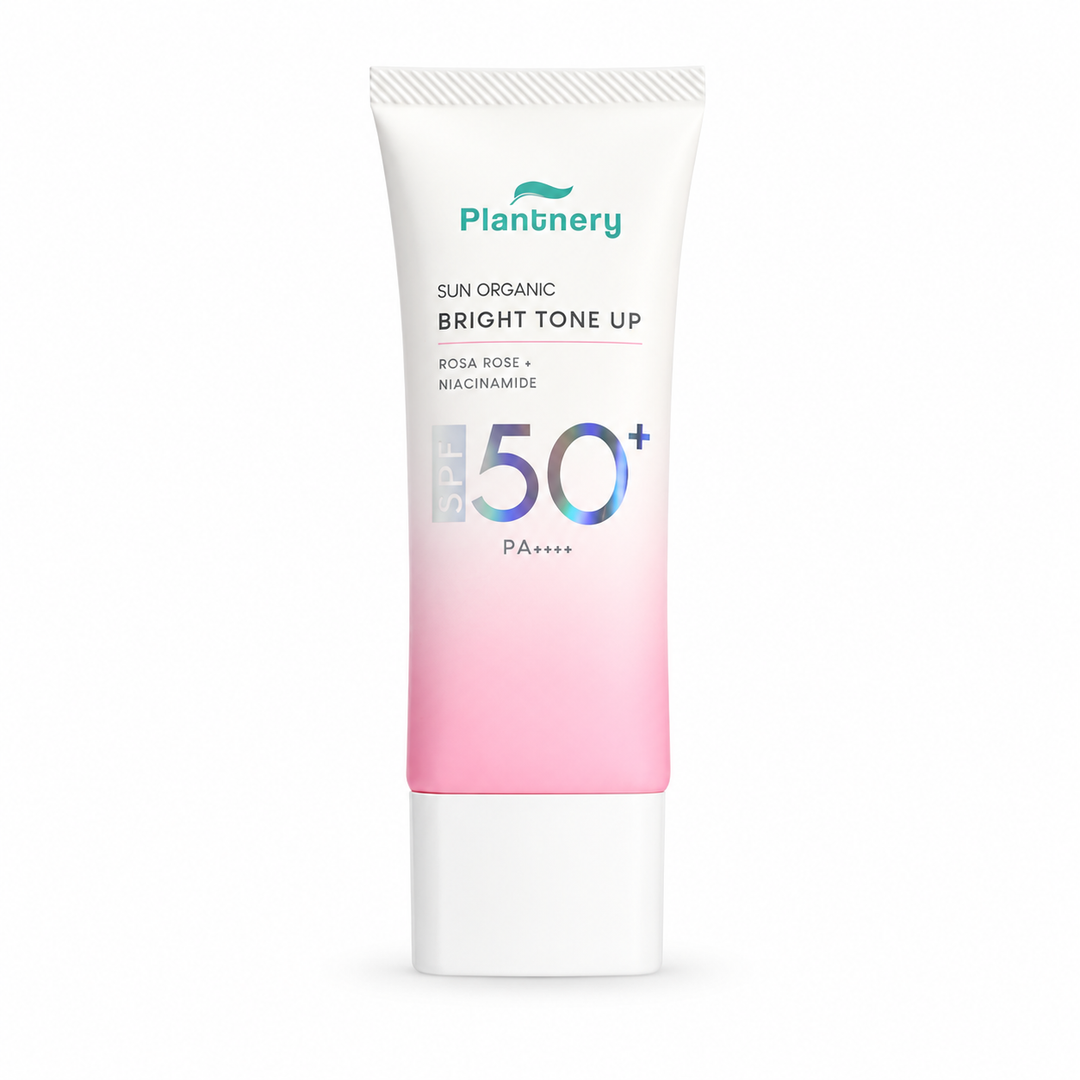 Plantnery Sun Organic Bright Tone Up Sunscreen SPF50+ PA++++ 40 ml - product image on white background