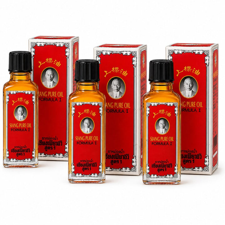 Siang Pure Oil Formula I 25ml bottle with red retail packaging