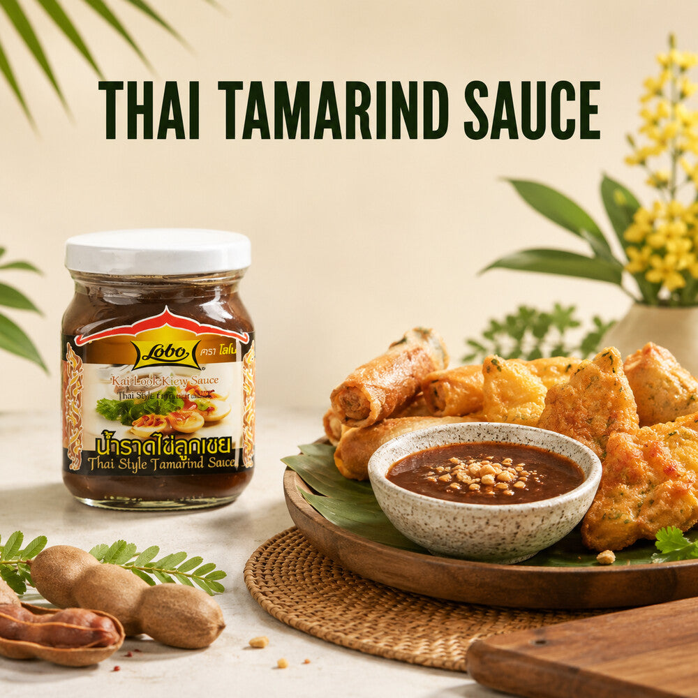 Lobo Thai Style Tamarind Sauce ready for dipping