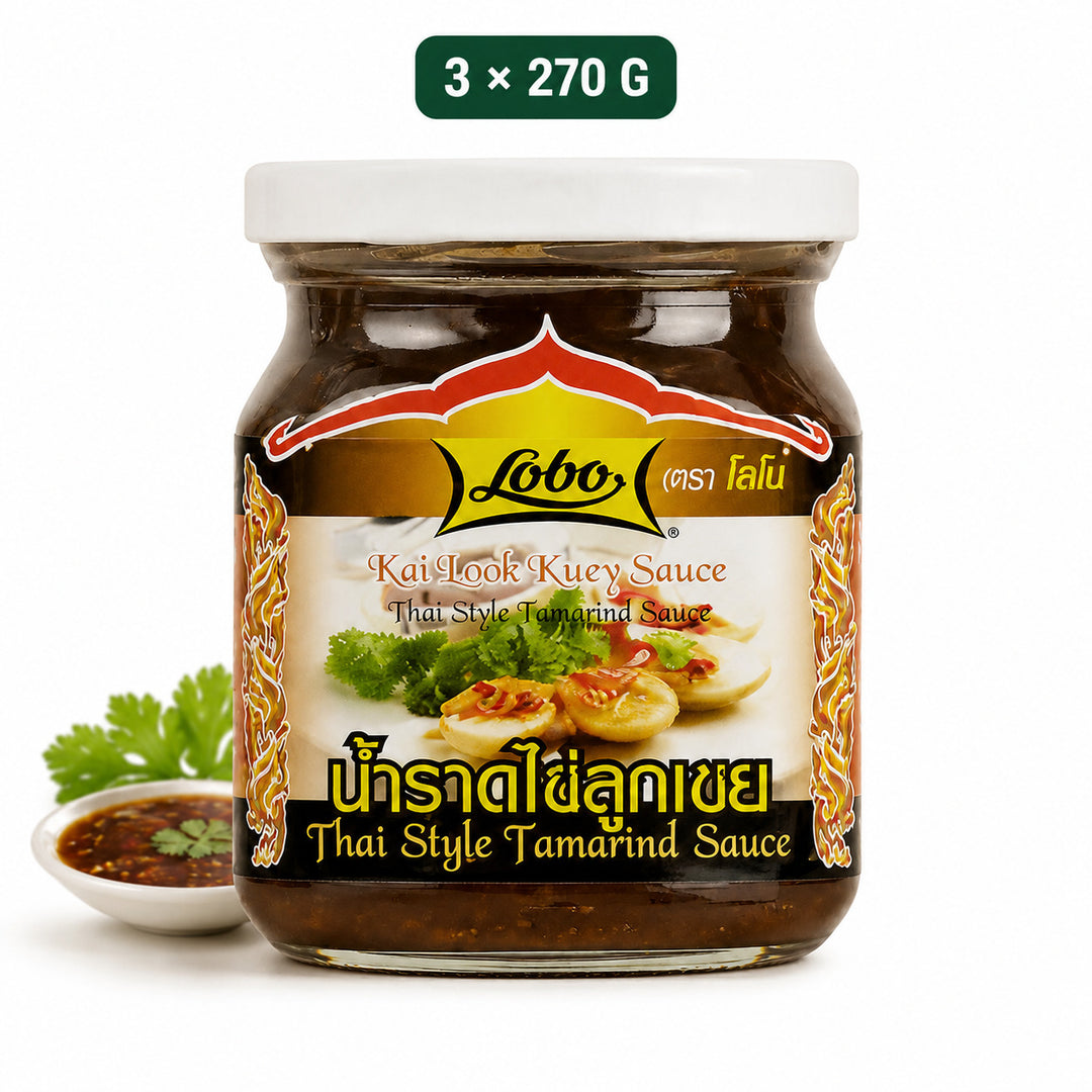 Lobo Thai Style Tamarind Sauce 270g jar, three-pack