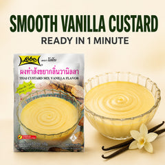 Lobo Vanilla Custard Mix ready in one minute