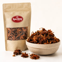 Rom-Wong whole star anise with serving bowl