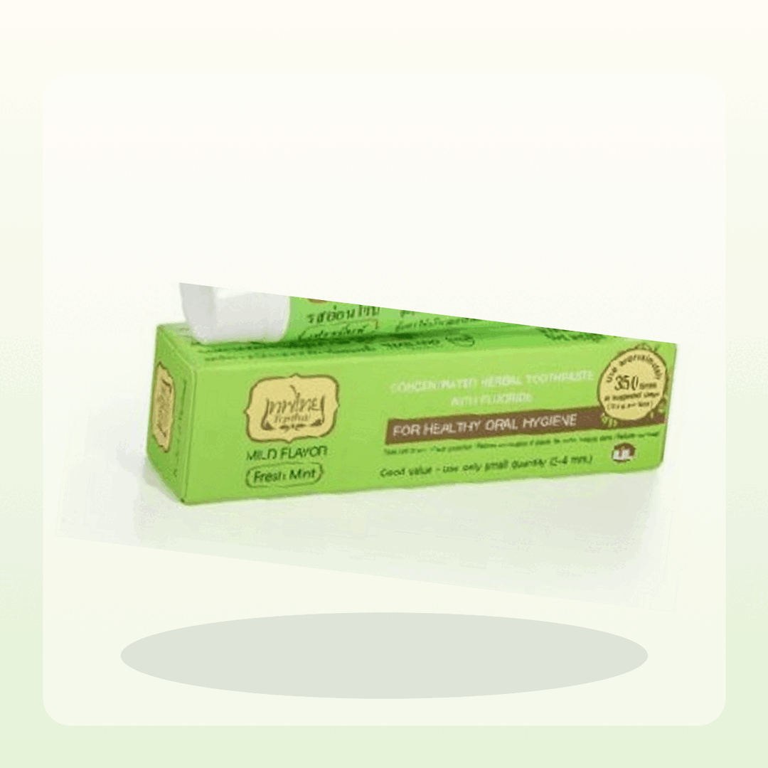 Tepthai Fluoride Mild Fresh Mint Herbal Toothpaste 70 g alternate authentic packaging view