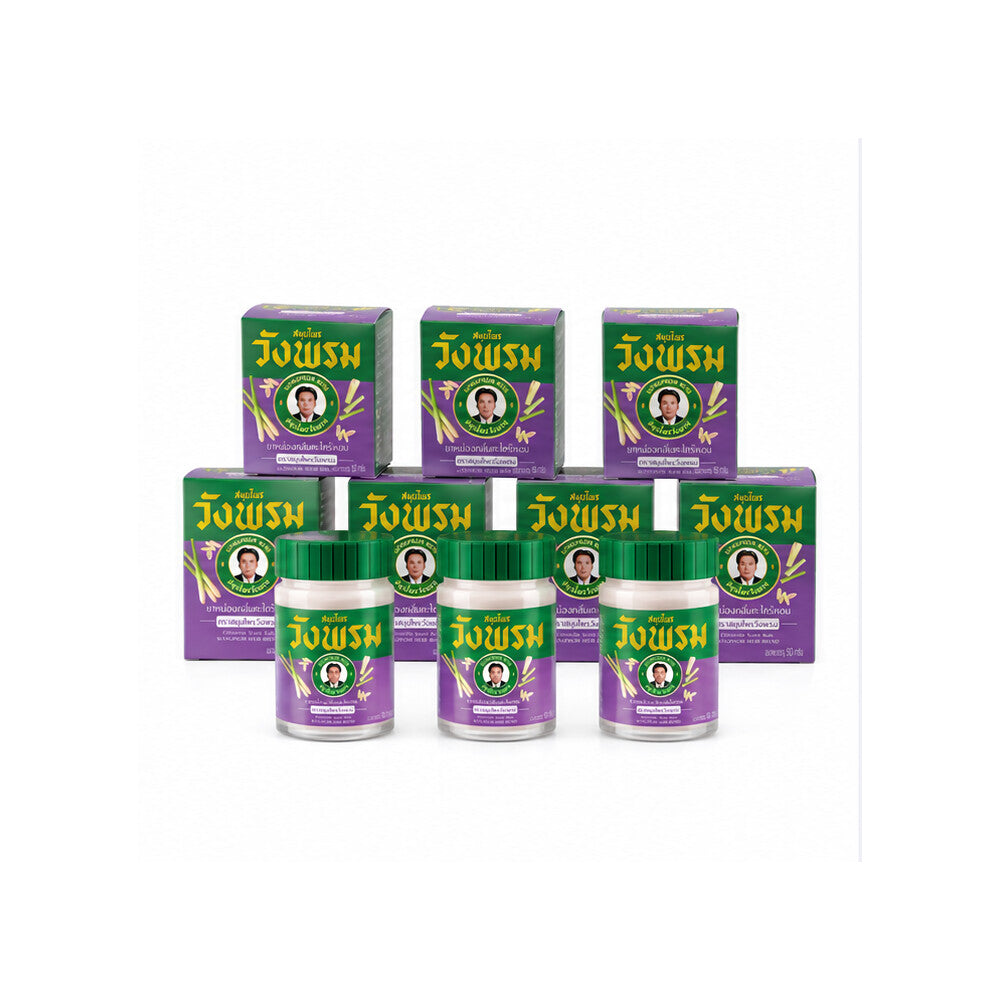 Wang Prom Citronella Scent Balm six-jar pack with matching boxes