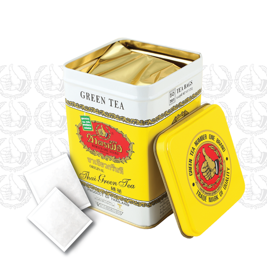 Chatramue Thai Green Tea – 50 Teabags x 2 Boxes – Authentic Traditional Thai Green Tea
