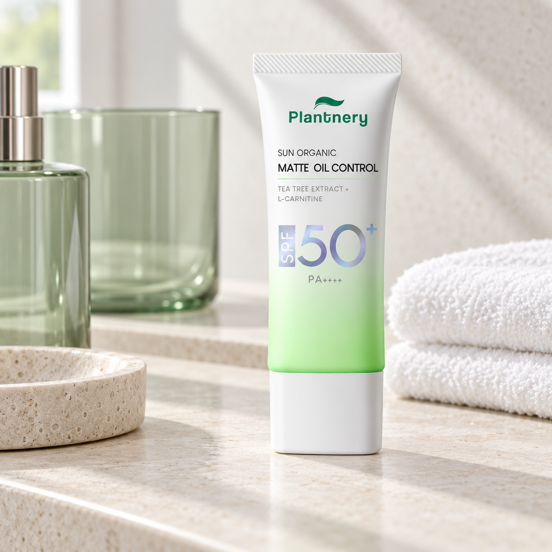 Plantnery Sun Organic Matte Oil Control Sunscreen SPF50+ PA++++ 40 ml - lifestyle image