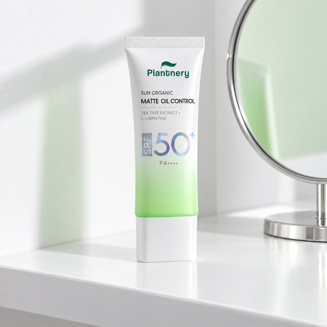 Plantnery Sun Organic Matte Oil Control Sunscreen SPF50+ PA++++ 40 ml - lifestyle image