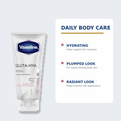 Vaseline Gluta-Hya PDRN lightweight hydrating body-care benefits