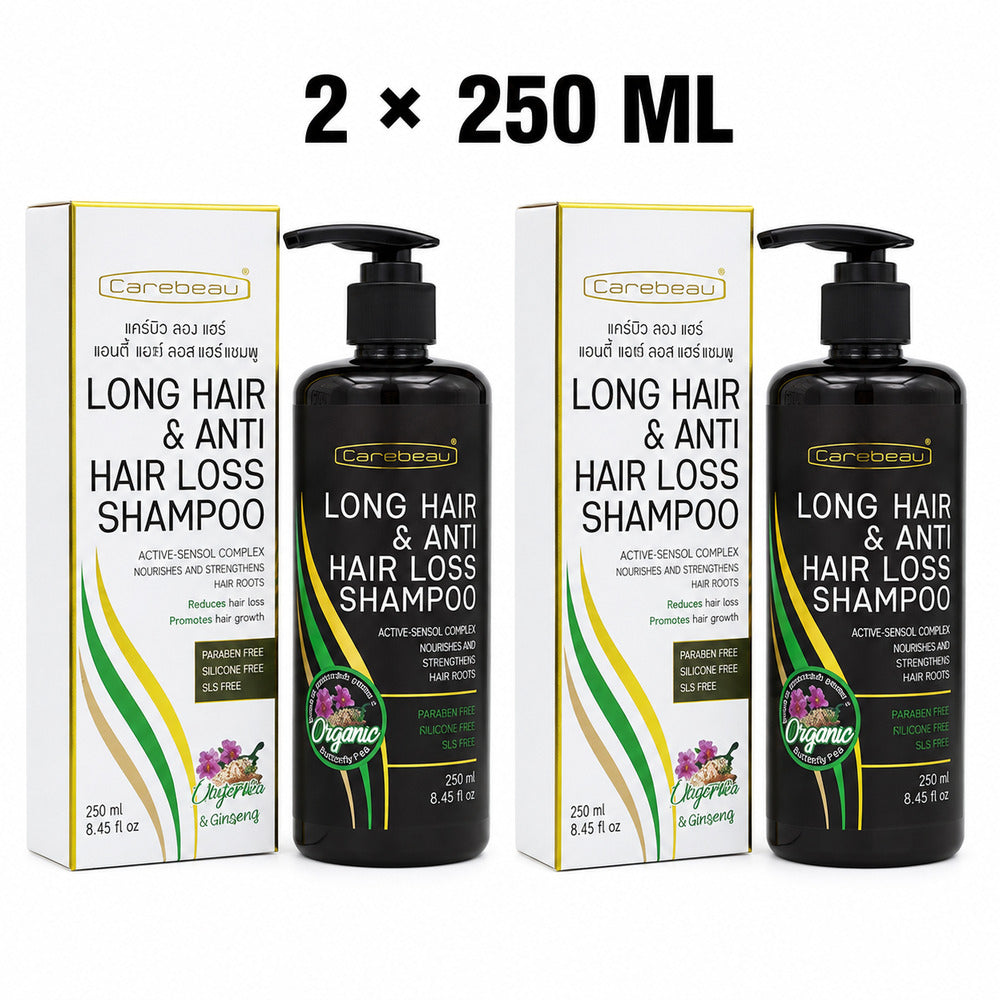 Carebeau Long Hair and Anti Hair Loss Shampoo 250ml two pack