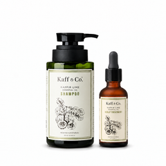 Kaff & Co Kaffir Lime Hair Set — Shampoo 300 ml & Scalp Treatment 50 ml — 1 Set