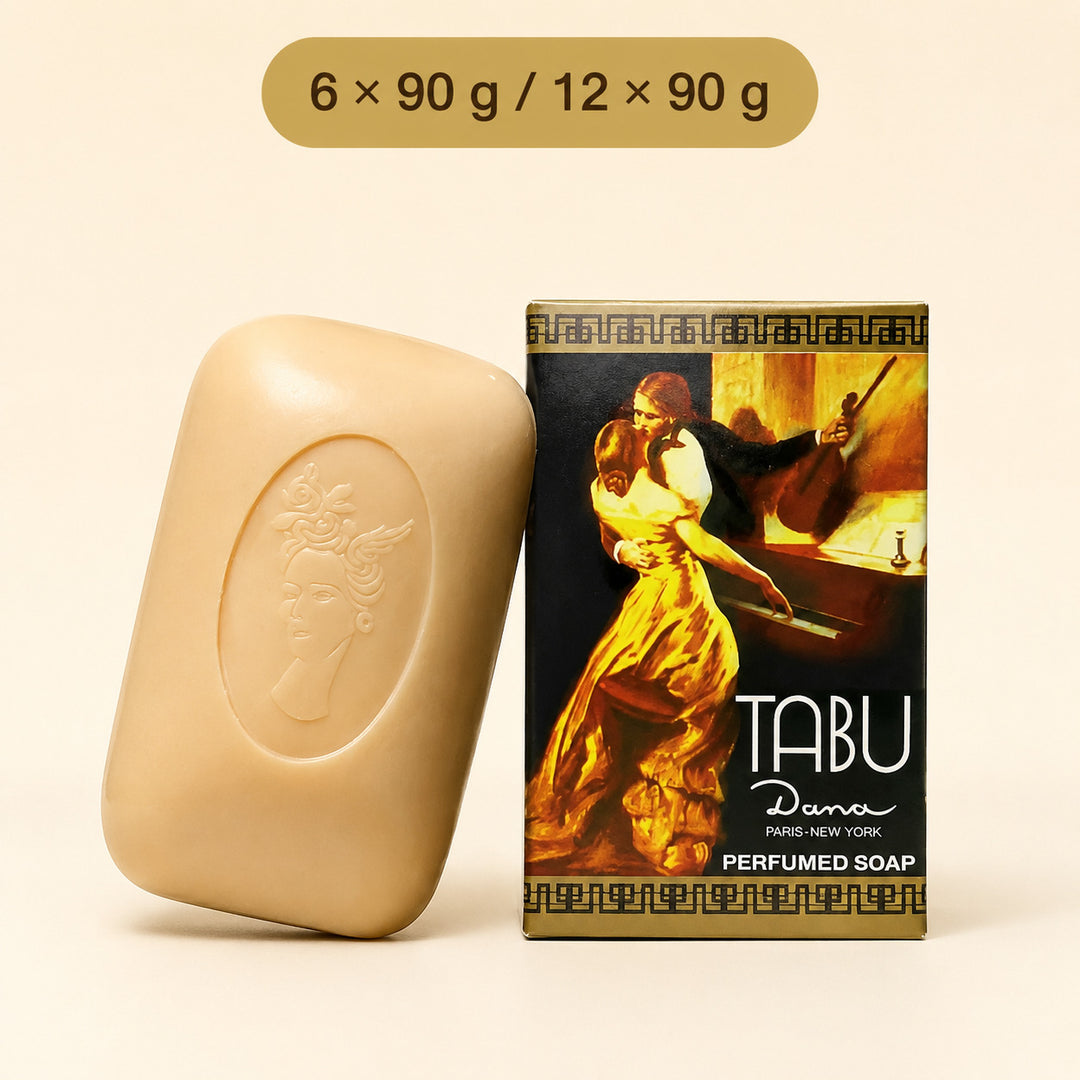 Tabu perfumed soap by Dana 90g, six-pack or twelve-pack
